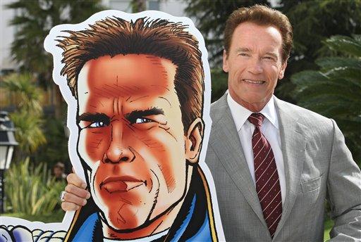Schwarzenegger, del cine a la política y ahora… en caricaturas