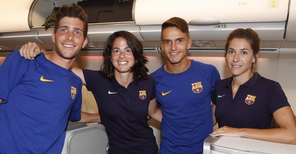 Ellos en clase ejecutiva, ellas en turista: la polémica por el trato del FC Barcelona a sus jugadoras