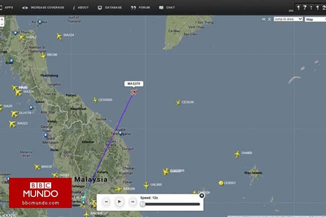Avión malasio terminó en océano; asumen no hay sobrevivientes
