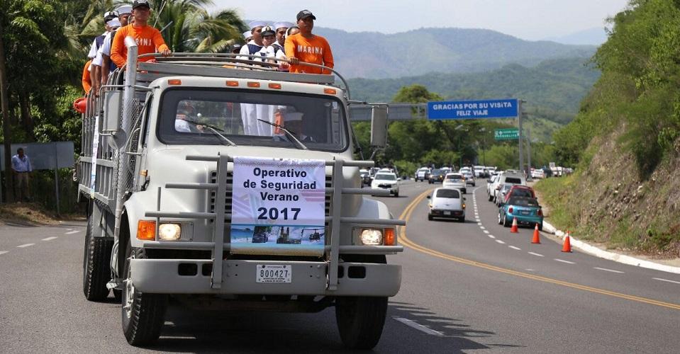 Activan el operativo de seguridad Verano 2017 en la zona Ixtapa-Zihuatanejo, Guerrero
