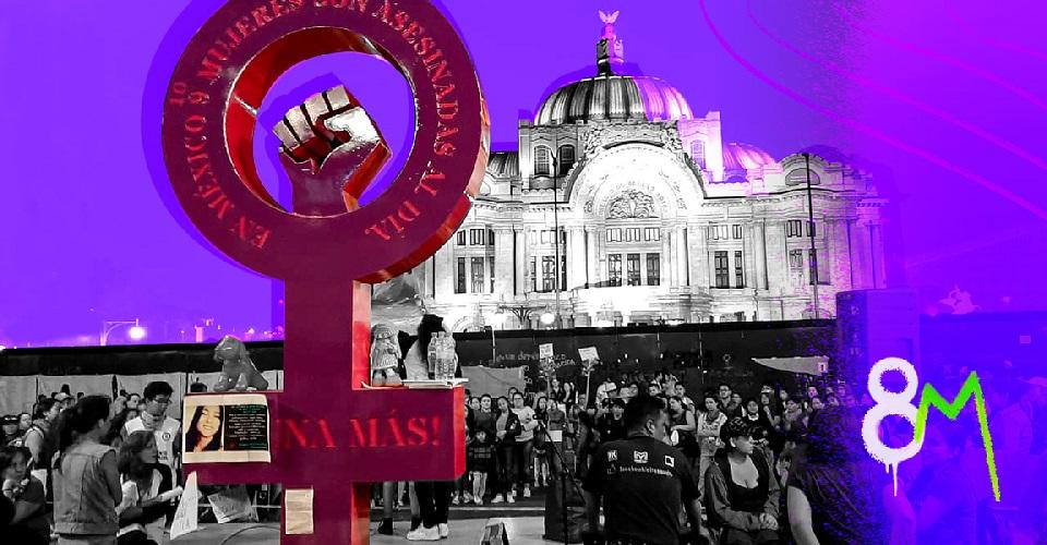 #8M: Un río violeta de miles de mujeres avanzó para tirar la violencia machista