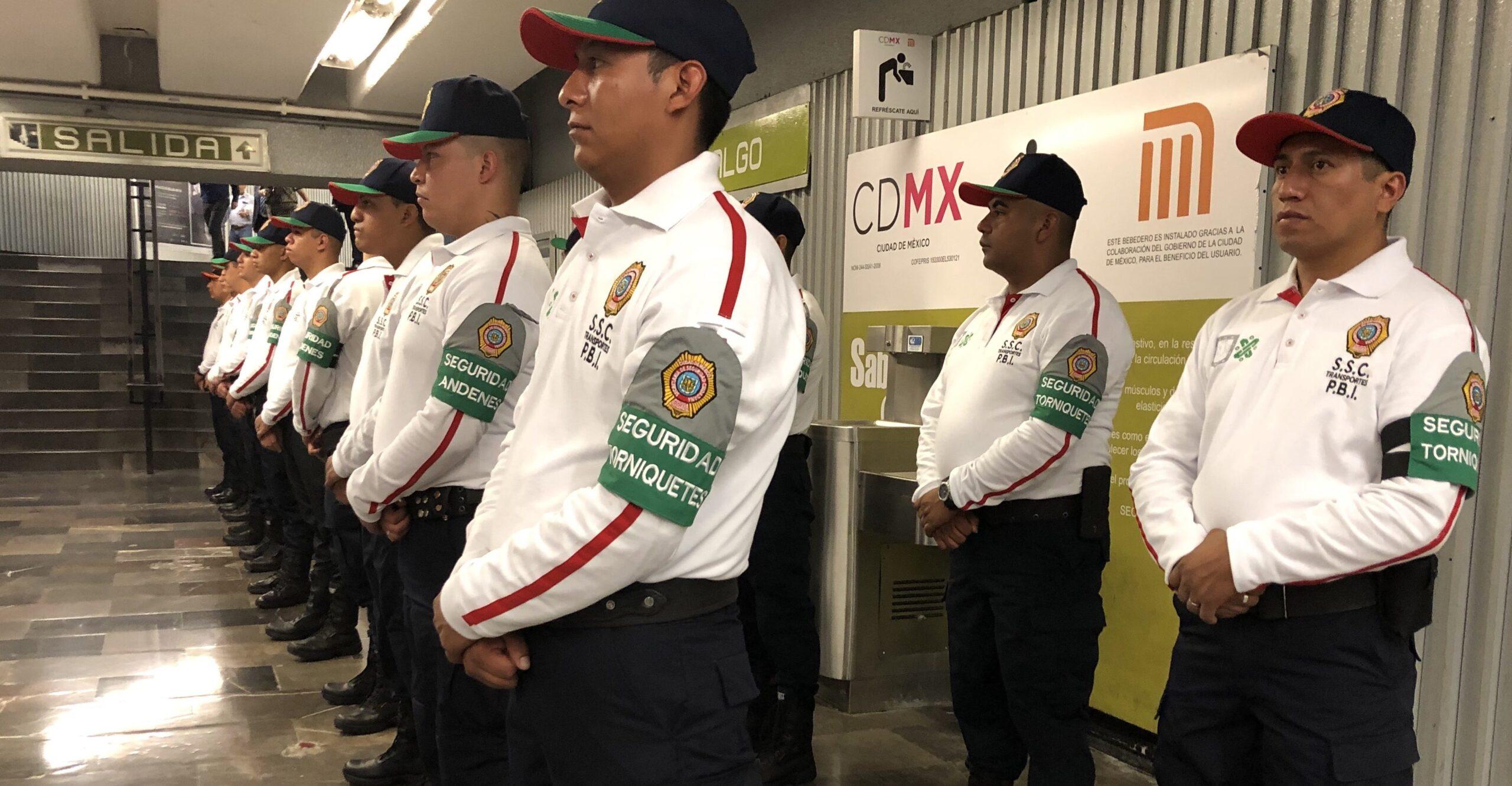 5 mil policías al Metro y 700 a microbuses, la estrategia de seguridad para el transporte de CDMX