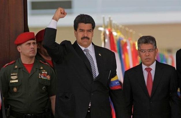 Maduro jura como presidente encargado de Venezuela