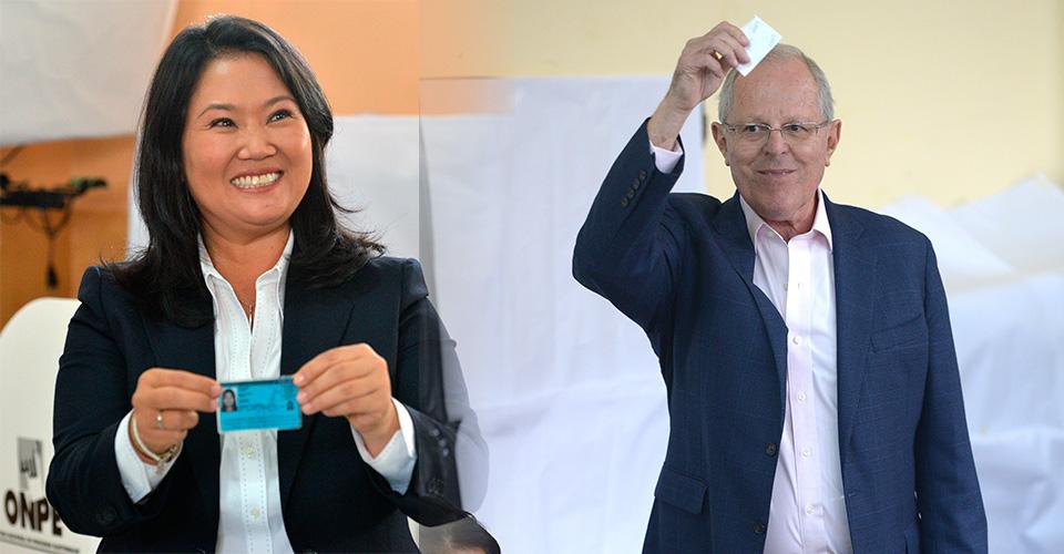 PPK aventaja a Fujimori en las elecciones en Perú, según conteos rápidos