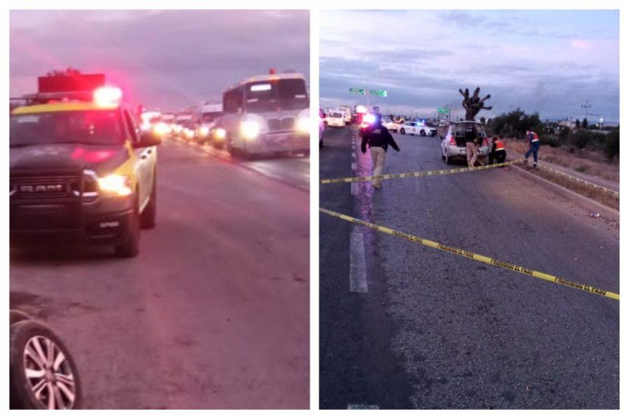 Reportan balacera afuera de penal de La Pila en San Luis Potosí; no hay heridos y se registran daños a 13 vehículos