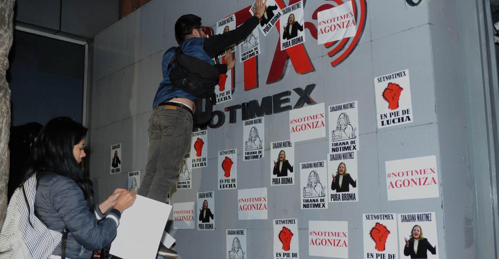 Conflicto en Notimex: agencia suspenderá labores para acatar mandato de su Junta de Gobierno