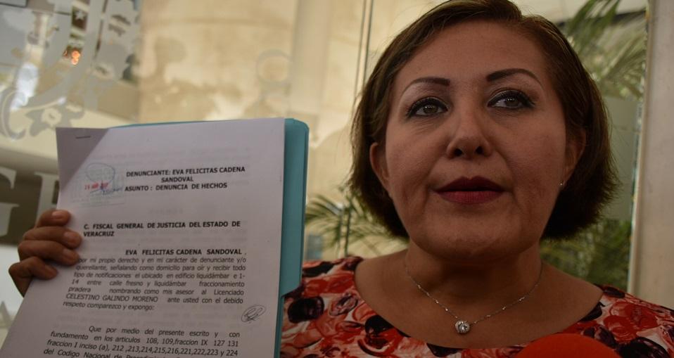 Fiscalía de Veracruz solicita al Congreso estatal que le quiten el fuero a Eva Cadena