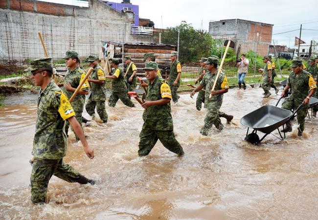 Fuerzas Armadas también alertaron a tiempo sobre lluvias: Segob