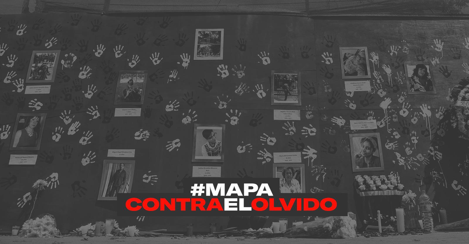 #MapaContraelOlvido: errores de captura y varias versiones sobre dónde murieron víctimas del 19S