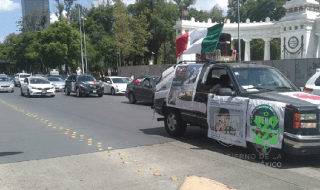 CDMX: Automovilistas protestan nuevamente contra AMLO