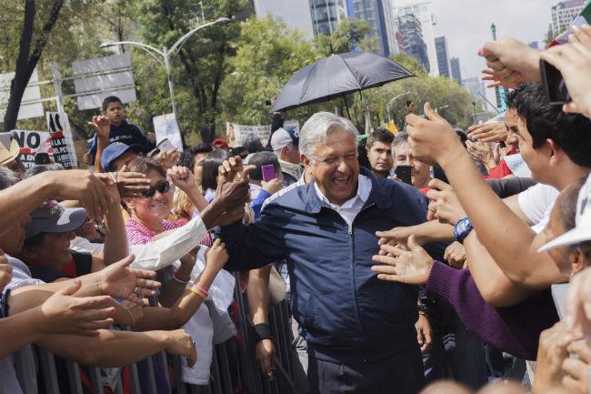 La marcha de Andrés Manuel López Obrador (En imágenes)