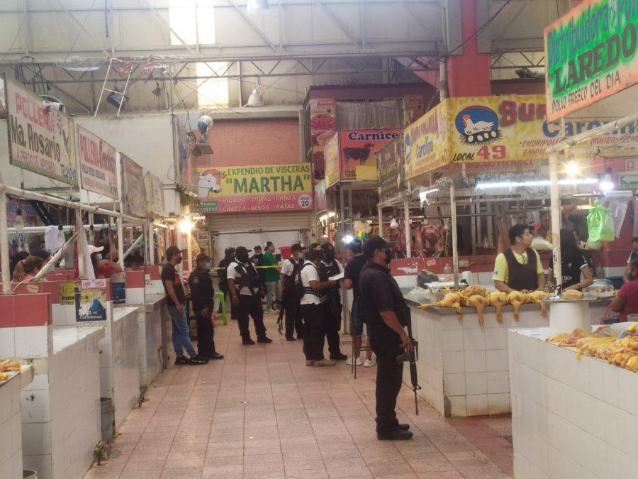 Un vendedor es asesinado en el mercado central de Chilpancingo frente a decenas de personas