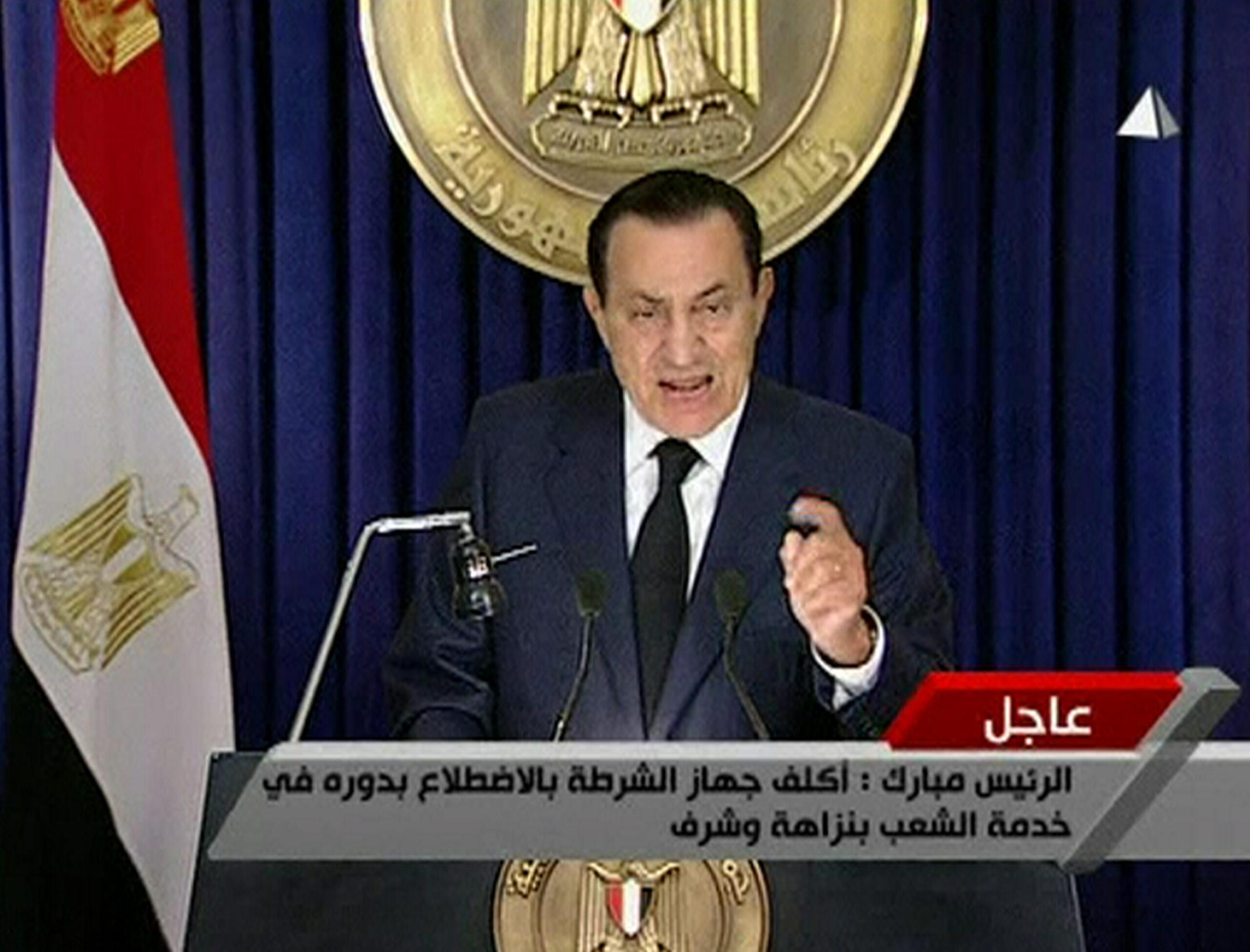 Mubarak descarta presentarse a elecciones en septiembre