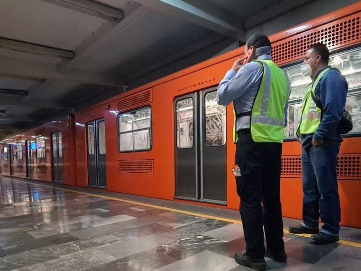 Se realizan últimas pruebas con trenes para reanudar el servicio de la Línea 1 del Metro el lunes