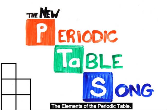 La canción con la que sí aprenderás la tabla periódica