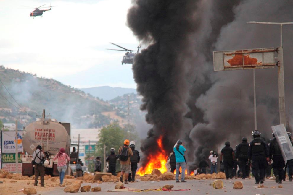 Los enfrentamientos en Nochixtlán, Oaxaca, narrados con fotografías y videos