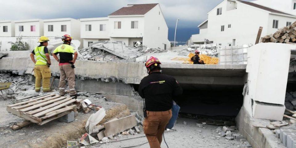 Derrumbe de construcción en Monterrey deja al menos 7 muertos