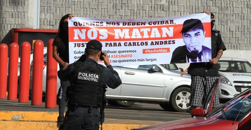 Protestan en Veracruz por muerte de joven serigrafista, también presuntamente por abuso policial