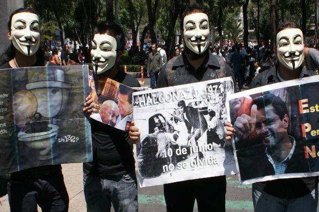 Anonymous convoca en DF la Marcha del Millón de Máscaras