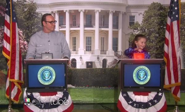 Una niña de 5 años deja en ridículo al ‘presidente’ Underwood (Kevin Spacey)