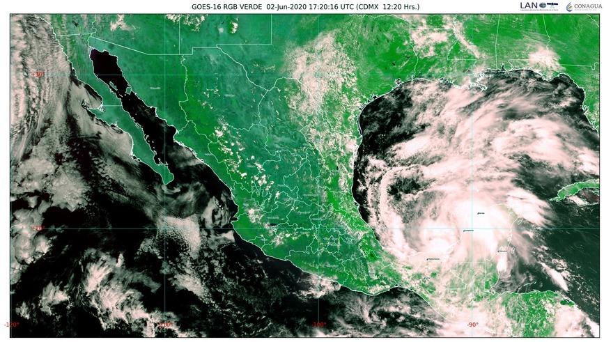 Alertan al sureste por tormenta tropical Cristobal; afectará estados que recorrerá AMLO