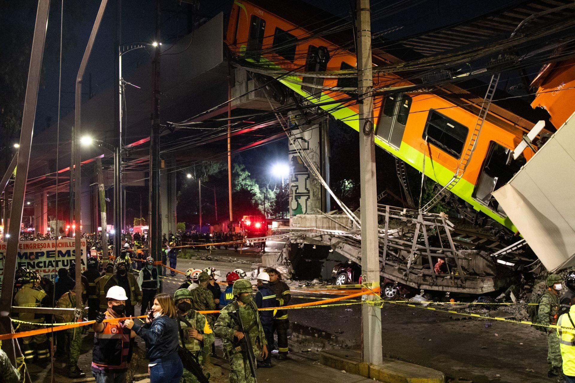 Juez vincula a proceso a ocho exfuncionarios por colapso de la Línea 12 del Metro