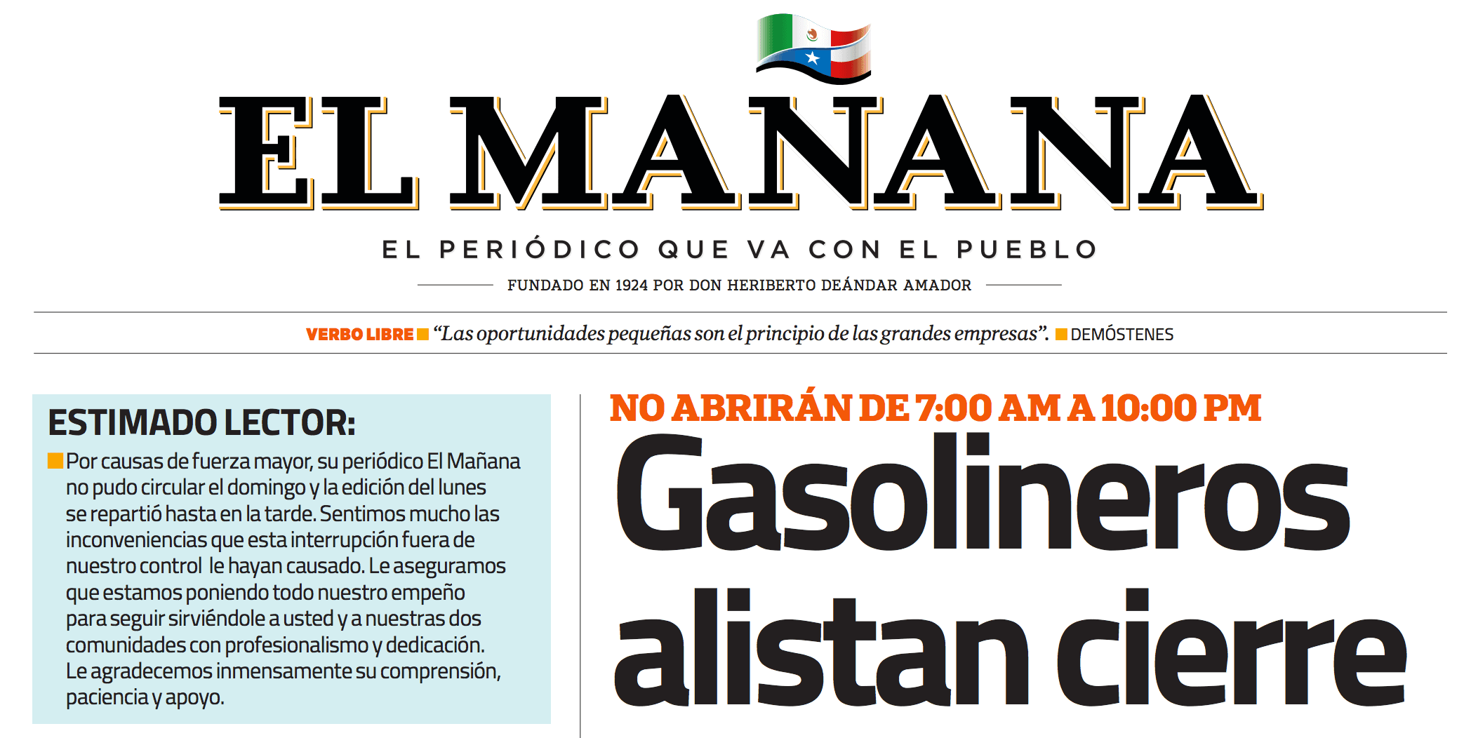 Diario El Mañana de Nuevo Laredo suspende su distribución por amenazas