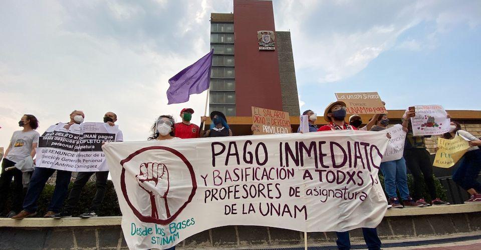 La UNAM promete liquidar adeudos a maestros este fin de semana; pide reanudar clases