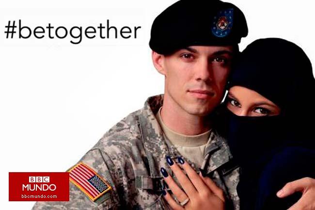 Anuncio de un soldado de EU y su pareja musulmana crea controversia