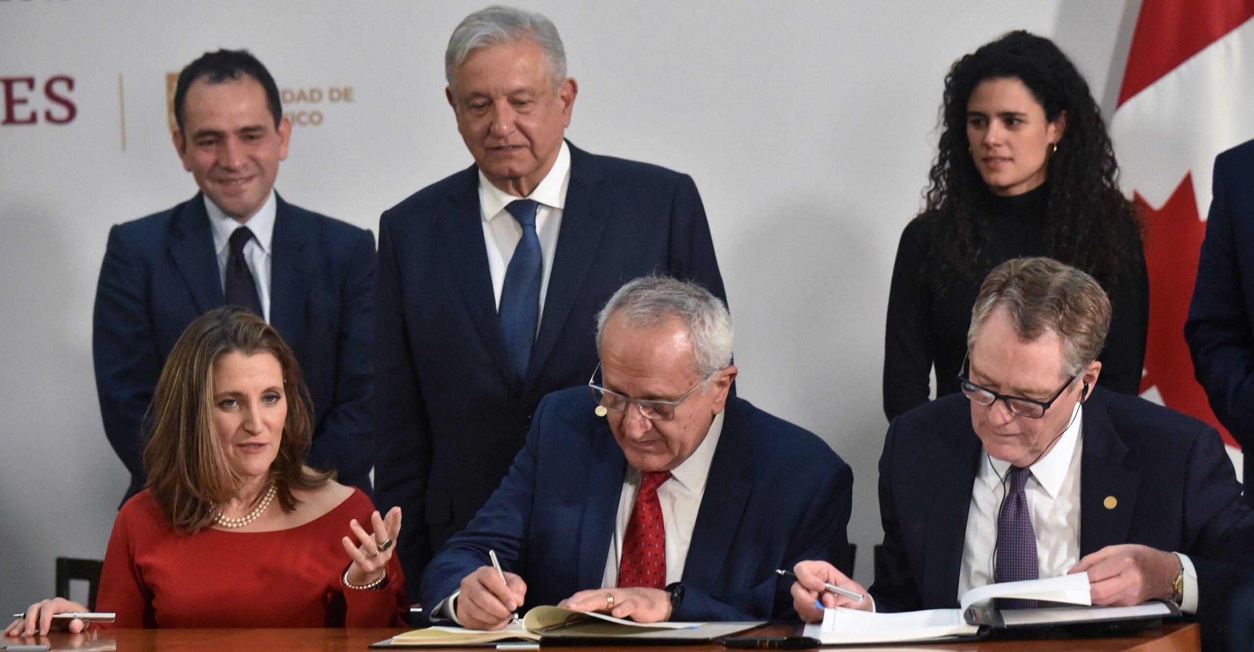 México, EU y Canadá firman modificaciones para ratificar el T-MEC