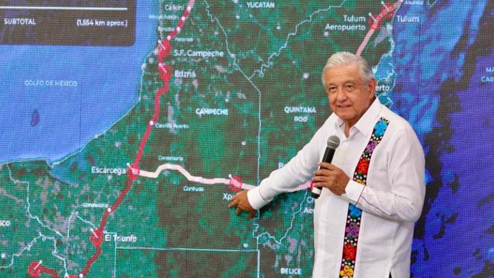 AMLO recibirá el lunes en Palacio Nacional a ambientalistas y artistas que están en contra del Tren Maya