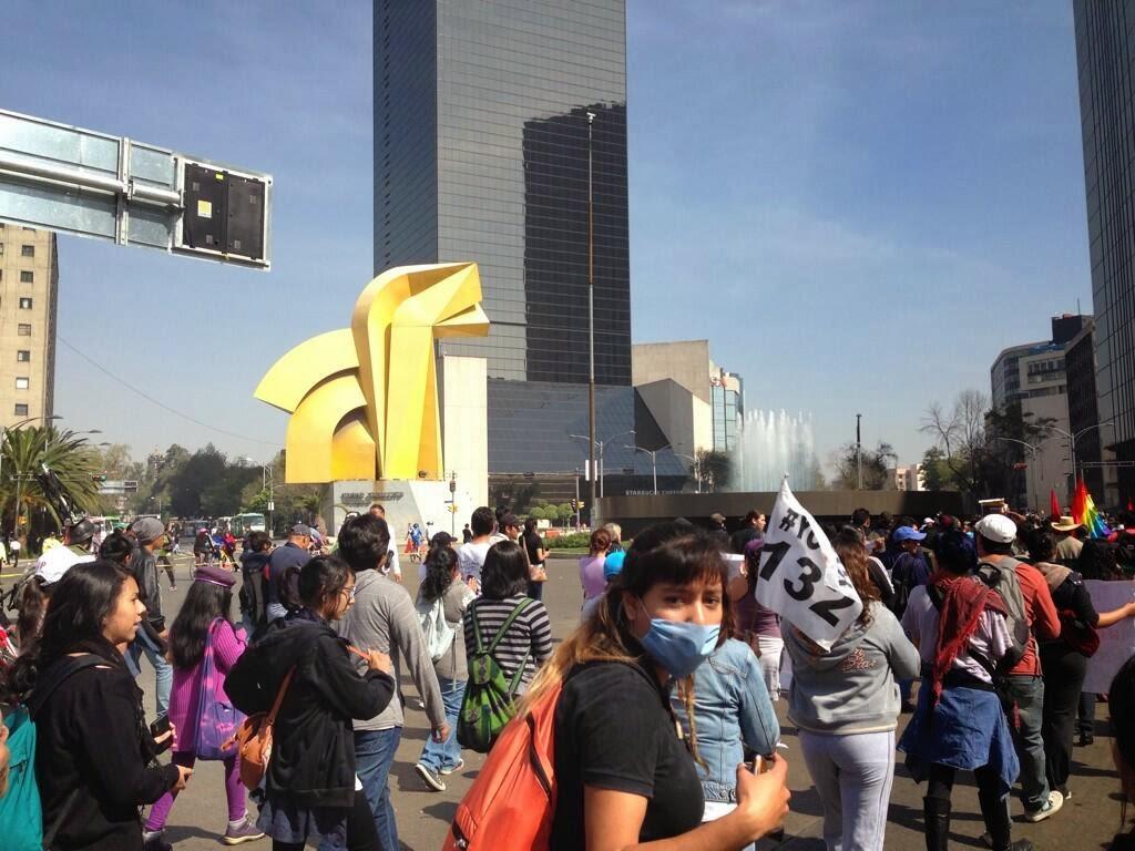 Así se vivieron las protestas de este domingo en el DF (imágenes)