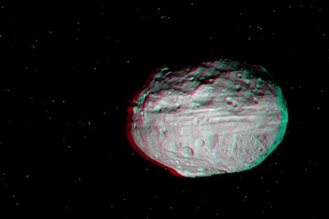 Sigue en 3D el recorrido de un asteroide
