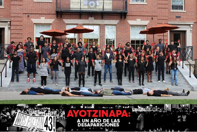 La exigencia de justicia por Ayotzinapa en el mundo, a 365 días del ataque