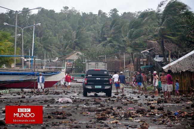 Haiyán, el tifón superpoderoso que azota a Filipinas