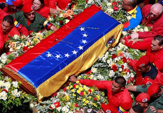 Venezuela despide a Hugo Chávez