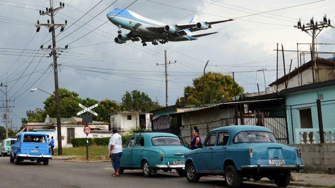 El “domingo inolvidable” en el que el presidente de Estados Unidos Barack Obama aterrizó en La Habana