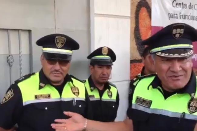 Policía del Edomex impide acceso ciudadano a sesión de cómputo distrital