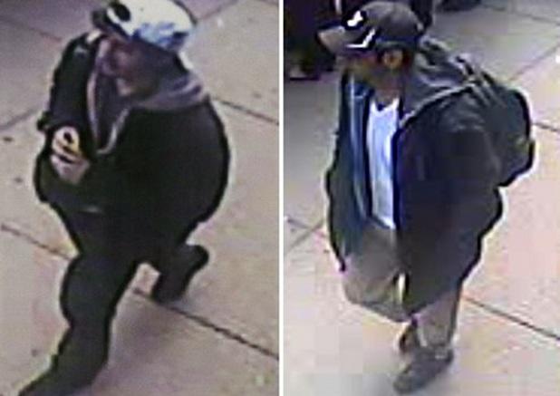 Difunde FBI fotos y video de dos sospechosos por atentado en Boston