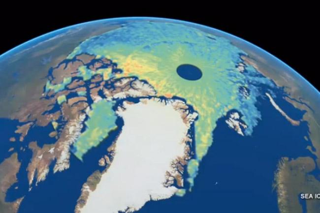 La ESA logra obtener mapa del Ártico que ayuda a comprender el calentamiento global