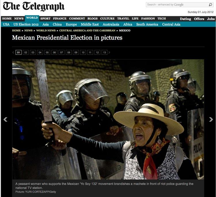 Fotogalería: Así reportaron en el mundo las elección presidencial