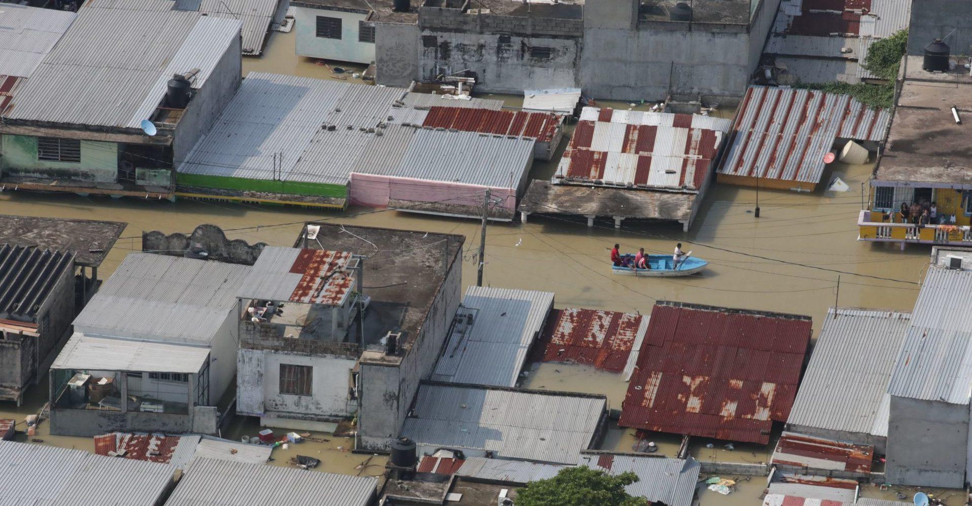 En fotos : Tabasco, así se ven sus calles desbordadas por el agua
