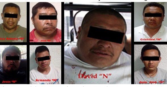 Detienen a siete por robo a camioneta de Bansefi; tres son policías de Malinalco