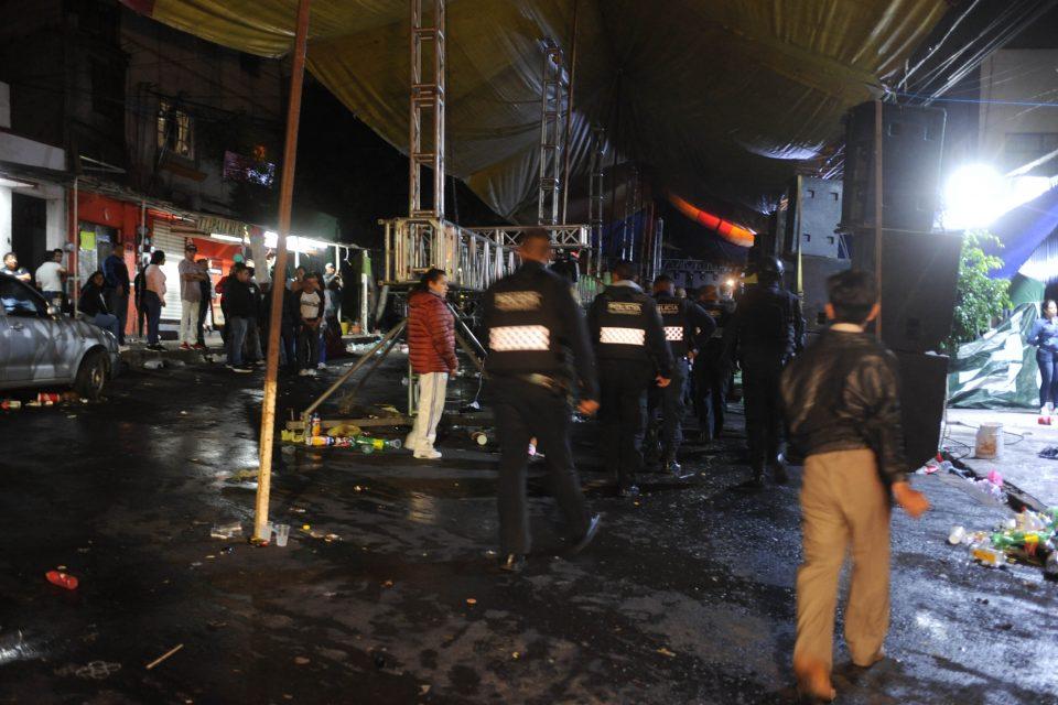 Balacera durante un baile en la colonia Peñón de los Baños deja 4 muertos