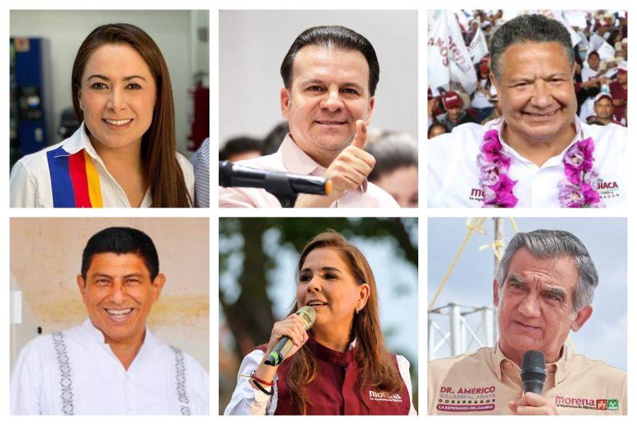 Expriistas y experredistas, entre los 6 virtuales ganadores de las gubernaturas que se disputaron el domingo