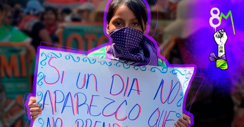 Las imágenes que dejó la poderosa marcha de mujeres en la CDMX