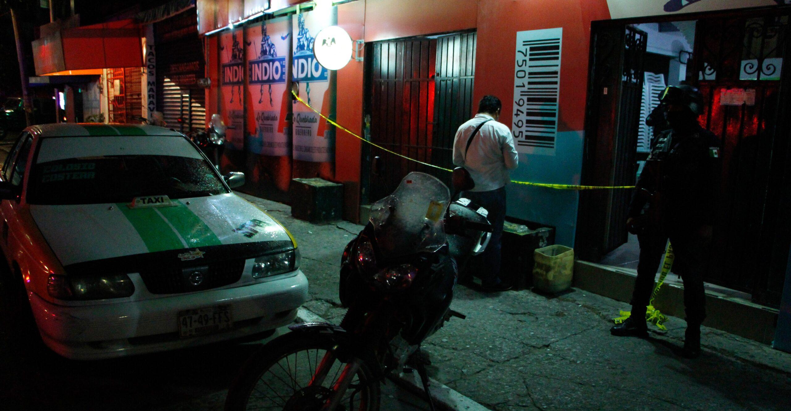 Un muerto y tres personas heridas tras ataque a un bar en el centro de Acapulco