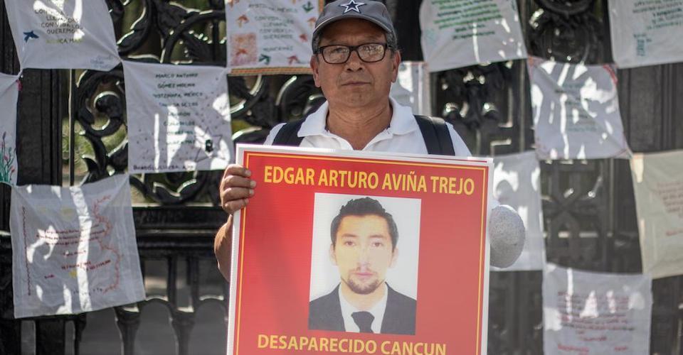 Las historias de la Caminata por la Paz: “Mi hijo desapareció después de denunciar tráfico de personas y droga en Cancún”