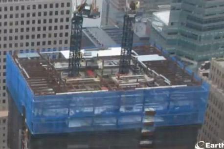 La construcción de la Torre Uno del WTC de NY en dos minutos