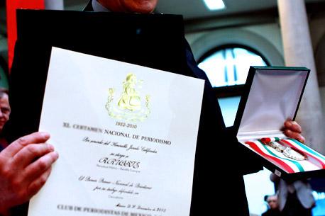 Premio Nacional de Periodismo, con problemas administrativos